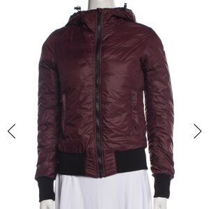 Canada goose Burgundy Bomber Jacket